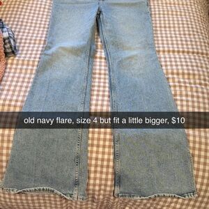 Old Navy Blue Flare Jeans